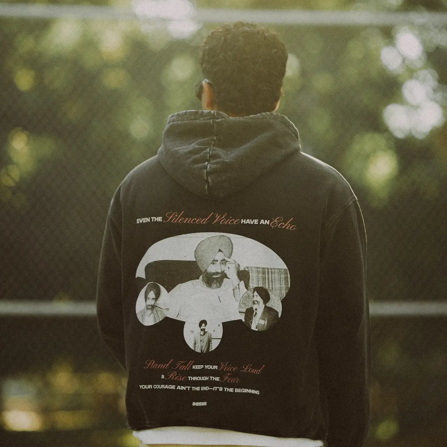 Every Name Counts Oversized Faded Hoodie