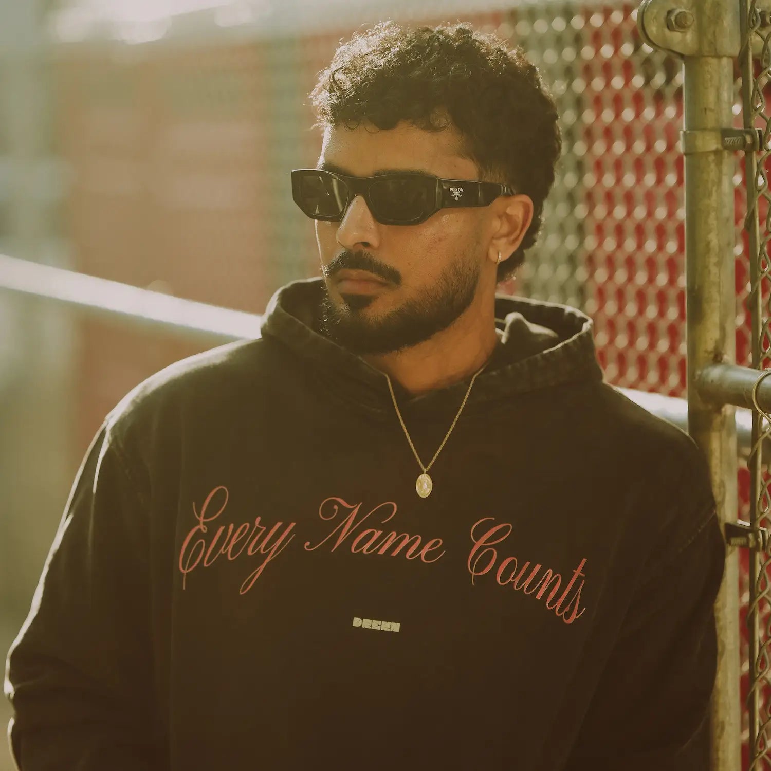 Every Name Counts Oversized Faded Hoodie