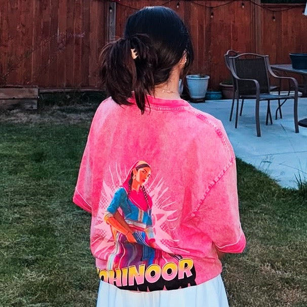 Kohinoor Oversized Faded T-Shirt