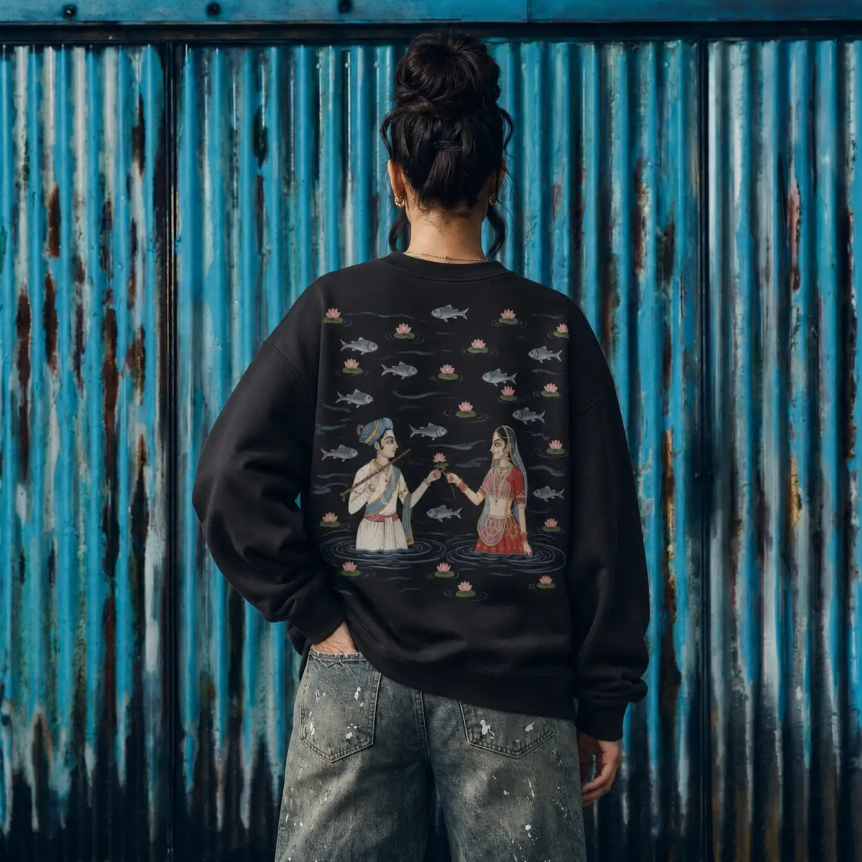 Heer Ranjha Oversized Sweatshirt