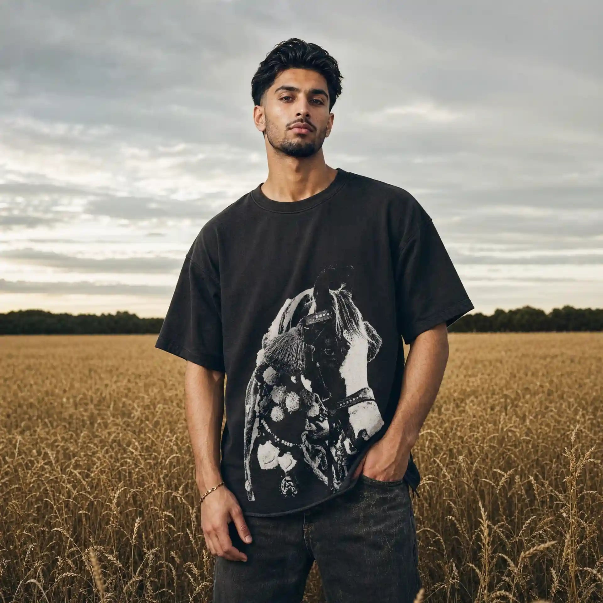 Turang Oversized Faded T-Shirt