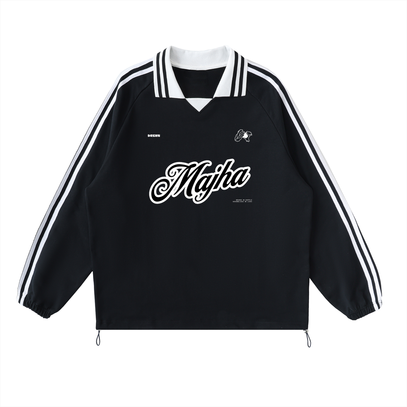 Majha Black Collar Sweatshirt