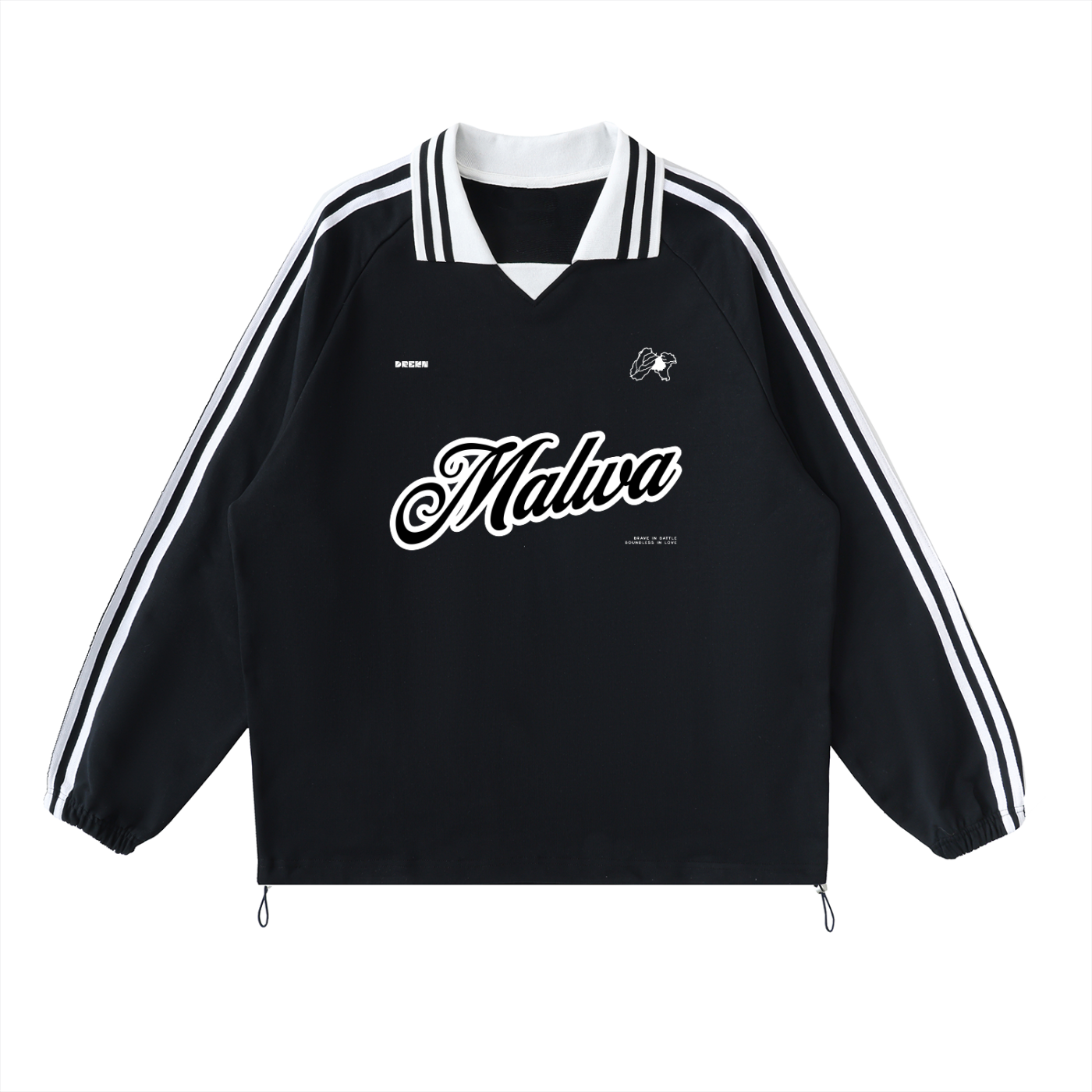 Malwa Black Collar Sweatshirt