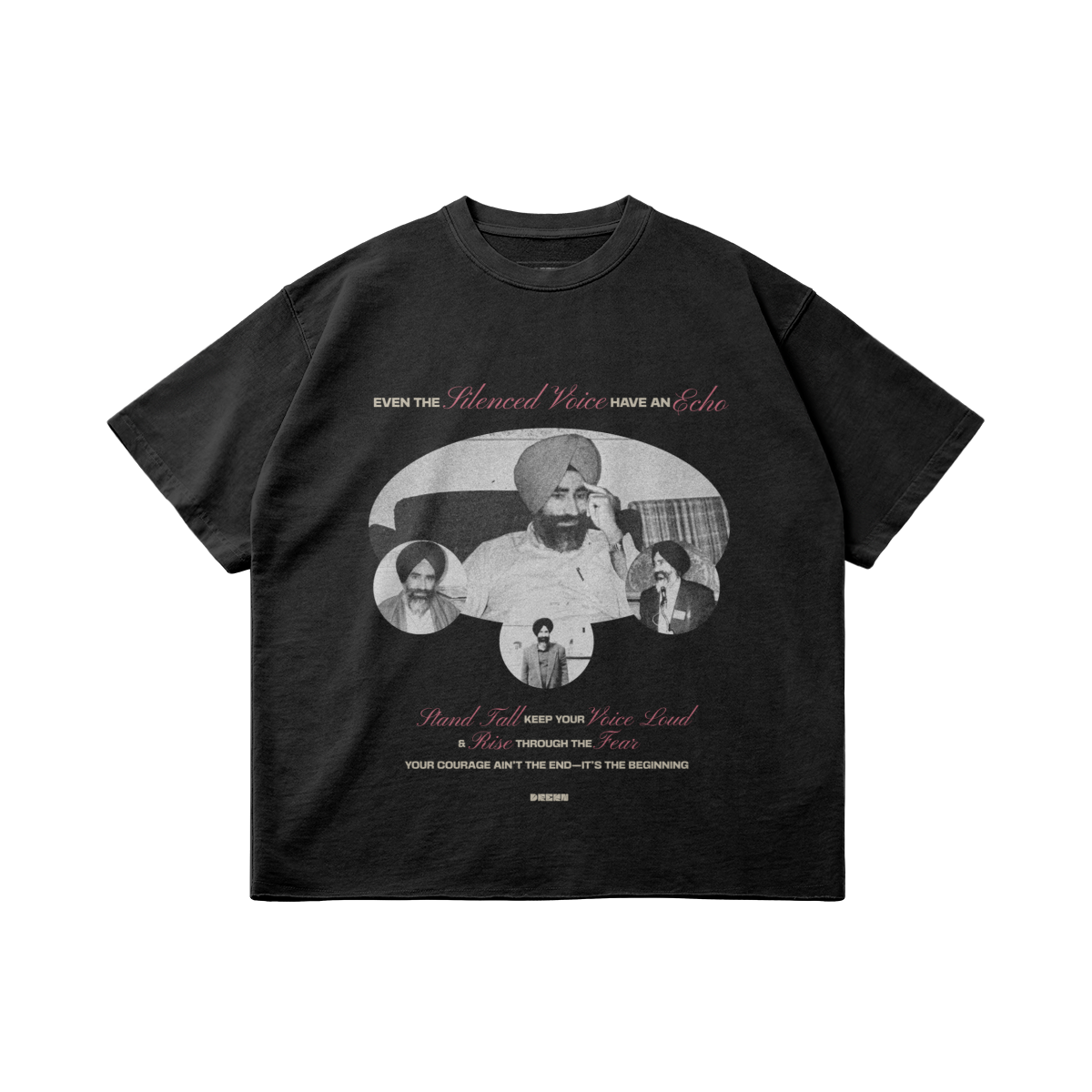 Every Name Counts Oversized Faded T-Shirt