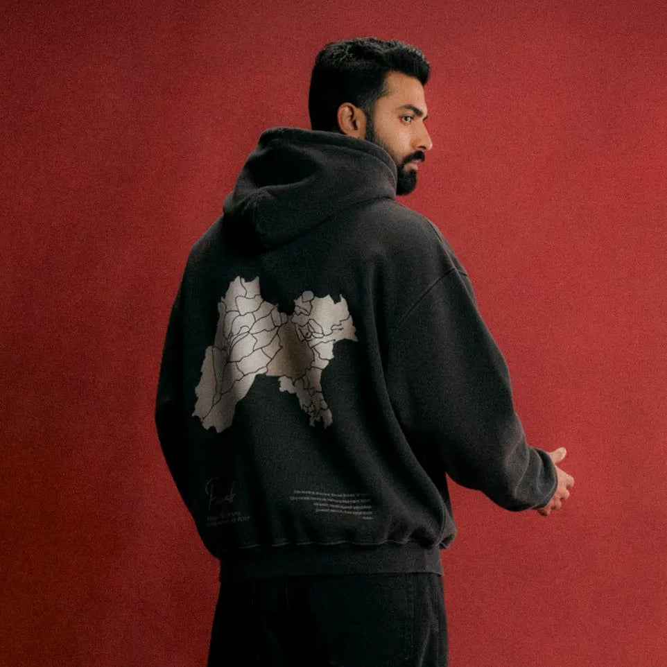 Our Panjab Oversized Faded Hoodie - DREKN