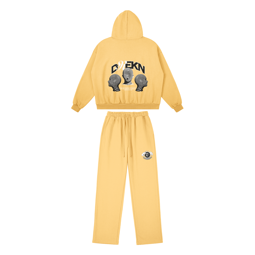 Drekn Law Yellow Boxy Tracksuit