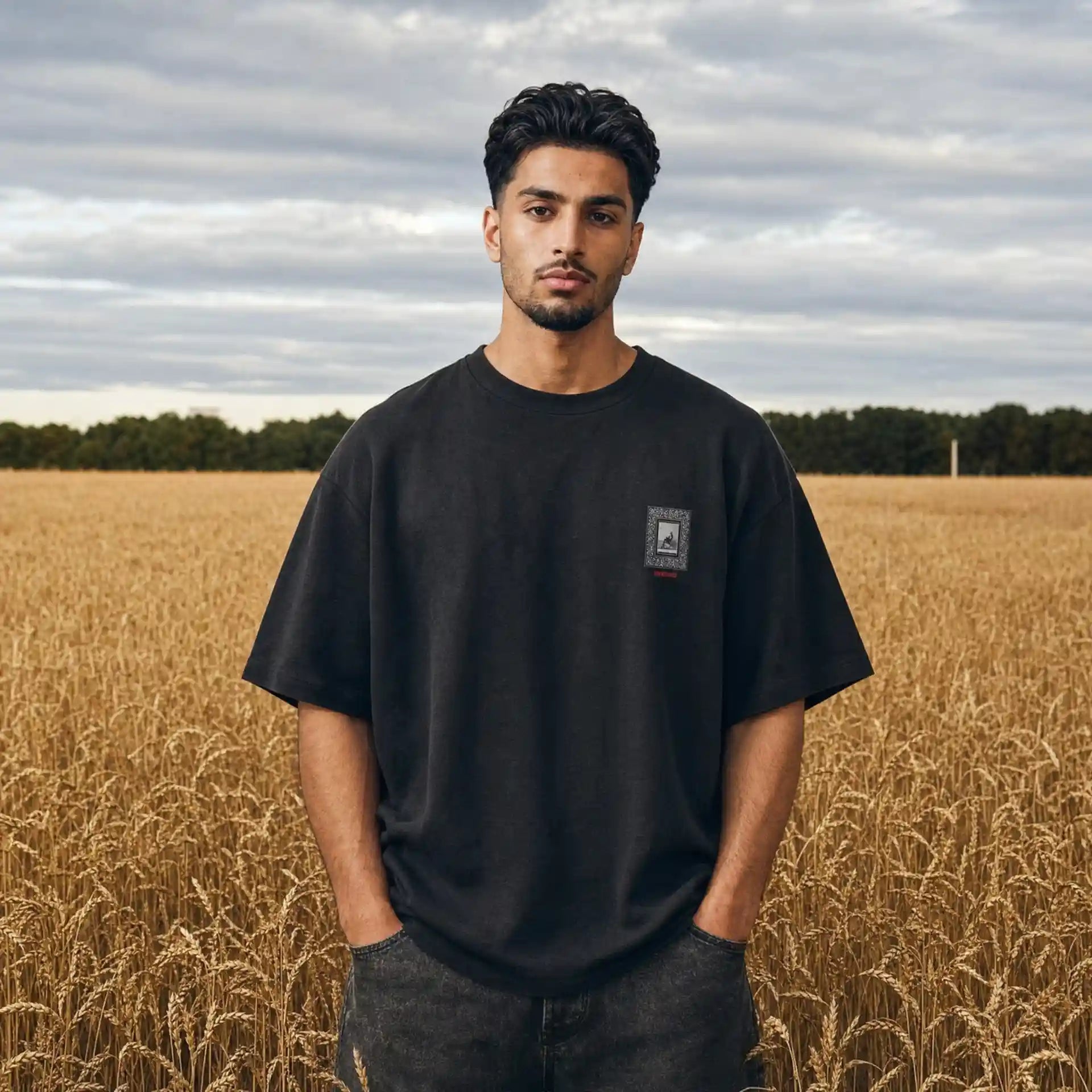 Maharaja Ranjit Singh Panjab Oversized Faded T-Shirt